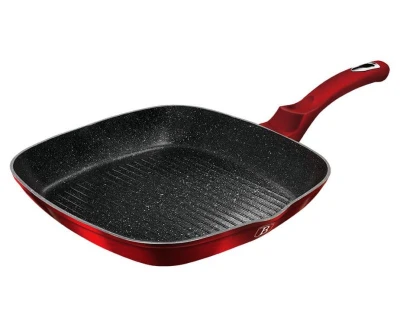 Berlingerhaus Pánev grilovací s mramorovým povrchem 28 cm Burgundy Metallic Line