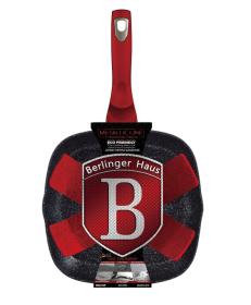 Berlingerhaus Pánev grilovací s mramorovým povrchem 28 cm Burgundy Metallic Line