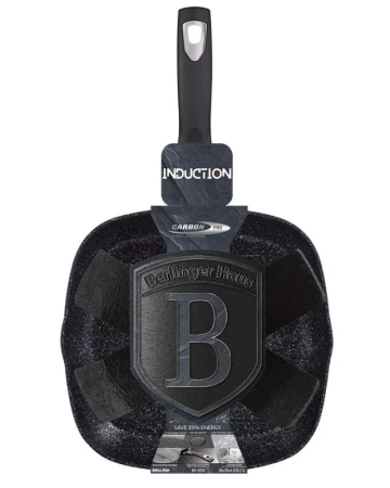 Berlingerhaus Pánev grilovací s mramorovým povrchem 28 cm Carbon PRO Line