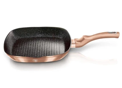 Berlingerhaus Pánev grilovací s mramorovým povrchem 28 cm Rosegold Metallic Line