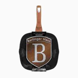 Berlingerhaus Pánev grilovací s mramorovým povrchem 28 cm Rosegold Metallic Line