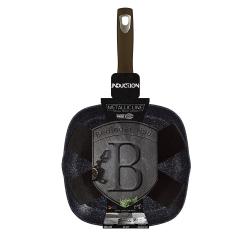 Berlingerhaus Pánev grilovací s mramorovým povrchem 28 cm Shiny Black Collection