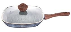 Berlingerhaus Pánev grilovací s poklicí a mramorovým povrchem 28 cm Forest Line Berlingerhaus Pánev grilovací s poklicí a mramorovým povrchem 28 cm Forest Line