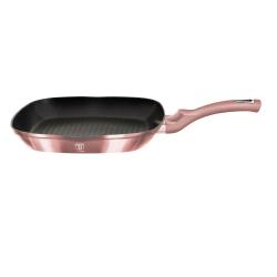 Berlingerhaus Pánev grilovací s titanovým povrchem 28 cm I-Rose Edition Berlingerhaus Pánev grilovací s titanovým povrchem 28 cm I-Rose Edition