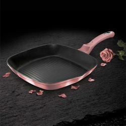 Berlingerhaus Pánev grilovací s titanovým povrchem 28 cm I-Rose Edition