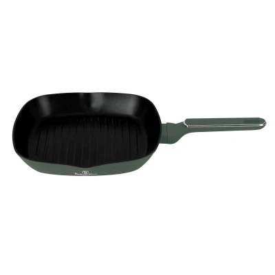 Berlingerhaus Pánev grilovací s titanovým povrchem 28 cm Matte Green