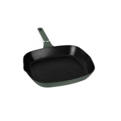 Berlingerhaus Pánev grilovací s titanovým povrchem 28 cm Matte Green