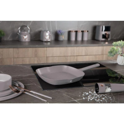Berlingerhaus Pánev grilovací s titanovým povrchem 28 cm Taupe Collection