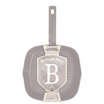 Berlingerhaus Pánev grilovací s titanovým povrchem 28 cm Taupe Collection