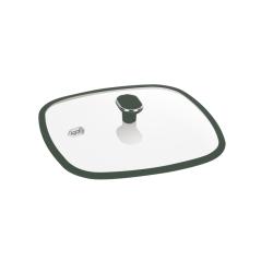 Berlingerhaus Pánev grilovací s titanovým povrchem a poklicí 28 cm Matte Green Collection