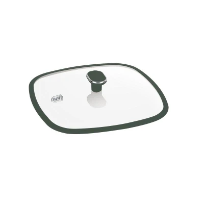 Berlingerhaus Pánev grilovací s titanovým povrchem a poklicí 28 cm Matte Green Collection
