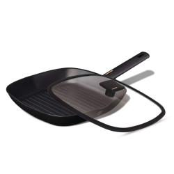 Berlingerhaus Pánev grilovací s titanovým povrchem a poklicí 28 cm Monaco Collection
