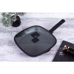 Berlingerhaus Pánev grilovací s titanovým povrchem a poklicí 28 cm Monaco Collection