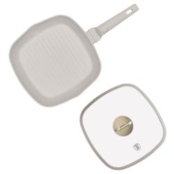 Berlingerhaus Pánev grilovací s titanovým povrchem a poklicí 28 cm Sahara Collection