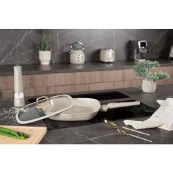 Berlingerhaus Pánev grilovací s titanovým povrchem a poklicí 28 cm Sahara Collection