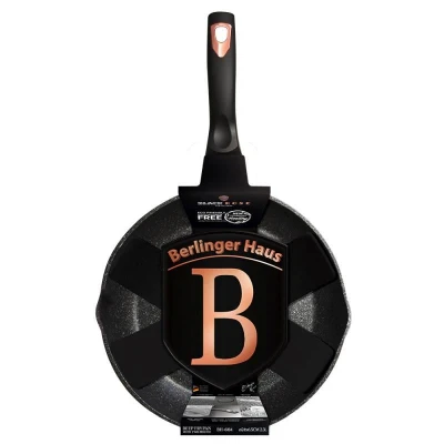 Berlingerhaus Pánev hluboká s mramorovým povrchem 24 cm Black Rose Collection