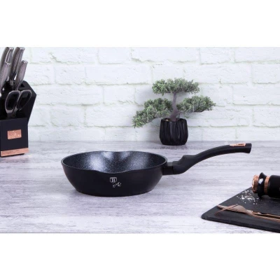 Berlingerhaus Pánev hluboká s mramorovým povrchem 24 cm Black Rose Collection