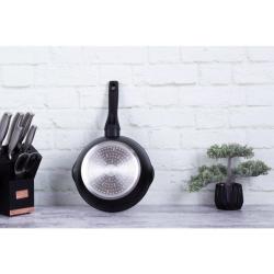 Berlingerhaus Pánev hluboká s mramorovým povrchem 24 cm Black Rose Collection
