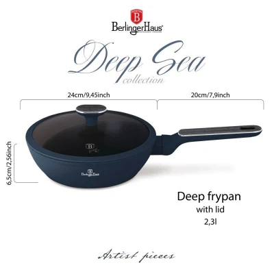 Berlingerhaus Pánev hluboká s poklicí 24 cm Deep Sea Collection