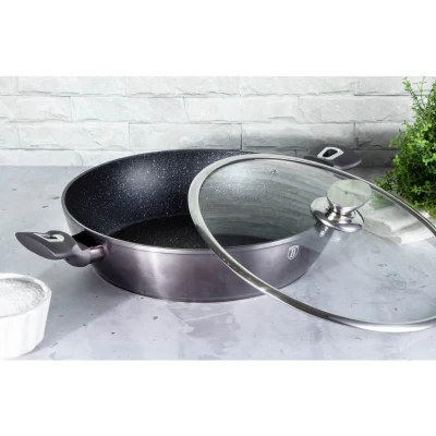 Berlingerhaus BH-6898 Pánev hluboká s poklicí 28 cm Carbon PRO Line