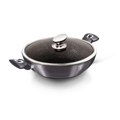 Berlingerhaus Pánev hluboká s poklicí 30 cm Carbon PRO Line Berlingerhaus Pánev hluboká s poklicí 30 cm Carbon PRO Line