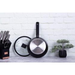 Berlingerhaus Pánev hluboká s titanovým povrcham a poklicí 24 cm Monaco Collection