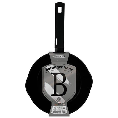 Berlingerhaus Pánev hluboká s titanovým povrchem 28 cm Matte Black Collection