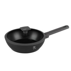 Berlingerhaus Pánev hluboká s titanovým povrchem a poklicí 24 cm Antracit Collection Berlingerhaus Pánev hluboká s titanovým povrchem a poklicí 24 cm Antracit Collection
