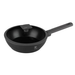 Berlingerhaus Pánev hluboká s titanovým povrchem a poklicí 24 cm Antracit Collection
