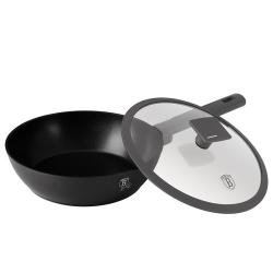 Berlingerhaus Pánev hluboká s titanovým povrchem a poklicí 24 cm Antracit Collection