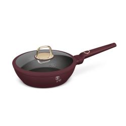 Berlingerhaus Pánev hluboká s titanovým povrchem a poklicí 24 cm Leonardo Collection