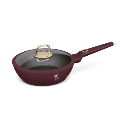 Berlingerhaus Pánev hluboká s titanovým povrchem a poklicí 24 cm Leonardo Collection