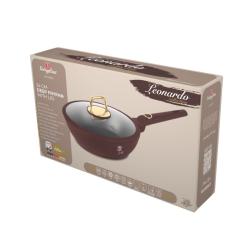 Berlingerhaus Pánev hluboká s titanovým povrchem a poklicí 24 cm Leonardo Collection