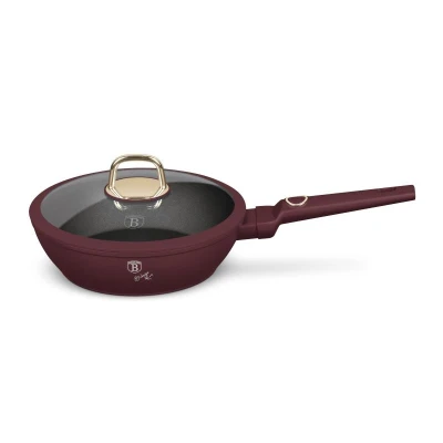 Berlingerhaus Pánev hluboká s titanovým povrchem a poklicí 24 cm Leonardo Collection