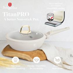 Berlingerhaus Pánev hluboká s titanovým povrchem a poklicí 24 cm Sahara Collection