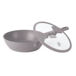 Berlingerhaus Pánev hluboká s titanovým povrchem a poklicí 24 cm Taupe Collection