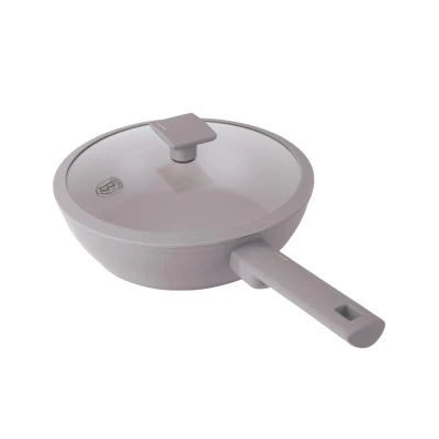Berlingerhaus Pánev hluboká s titanovým povrchem a poklicí 24 cm Taupe Collection