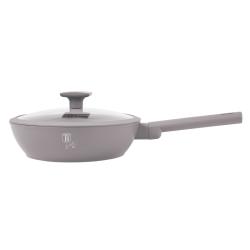 Berlingerhaus Pánev hluboká s titanovým povrchem a poklicí 24 cm Taupe Collection