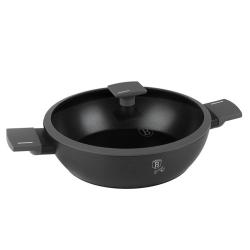 Berlingerhaus Pánev hluboká s titanovým povrchem a poklicí 30 cm Antracit Collection Berlingerhaus Pánev hluboká s titanovým povrchem a poklicí 30 cm Antracit Collection