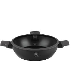 Berlingerhaus Pánev hluboká s titanovým povrchem a poklicí 28 cm Antracit Collection