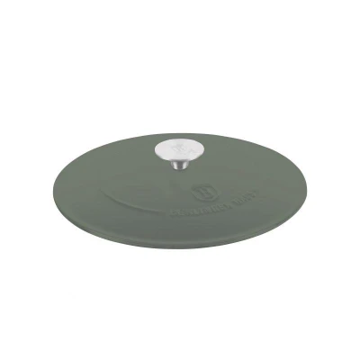 Berlingerhaus Pekáč litinový s poklicí a smaltovaným povrchem 26 cm Matte Green Collection