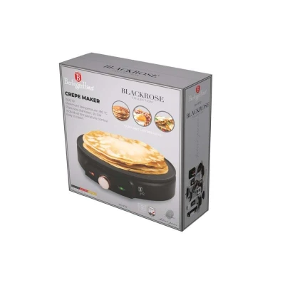 Berlingerhaus Pánev na palačinky elektrická 1500 W, Black Rose Collection