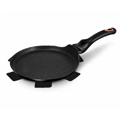 Berlingerhaus Pánev na palačinky s mramorovým povrchem 25 cm Black Rose Collection