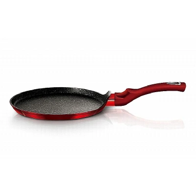 Berlingerhaus Pánev na palačinky s mramorovým povrchem 25 cm Burgundy Metallic Line