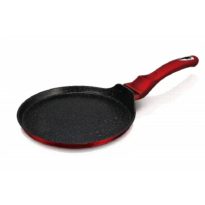 Berlingerhaus Pánev na palačinky s mramorovým povrchem 25 cm Burgundy Metallic Line