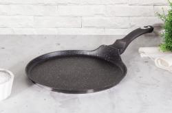 Berlingerhaus Pánev na palačinky s mramorovým povrchem 28 cm Carbon PRO Line - drobné poškození