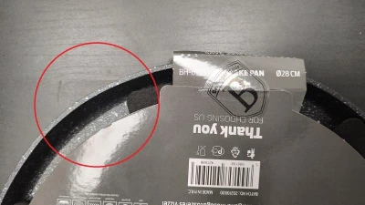 Berlingerhaus Pánev na palačinky s mramorovým povrchem 28 cm Carbon PRO Line - drobné poškození (VÝPRODEJ)