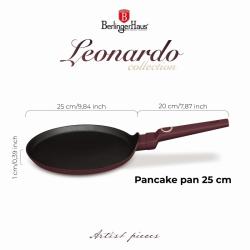 Berlingerhaus Pánev na palačinky s titanovým povrchem 25 cm Leonardo Collection