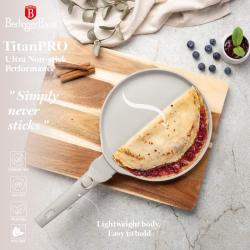 Berlingerhaus Pánev na palačinky s titanovým povrchem 25 cm Sahara Collection