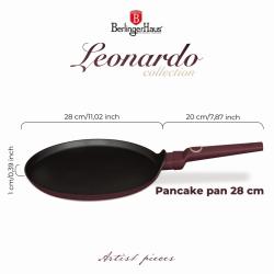 Berlingerhaus Pánev na palačinky s titanovým povrchem 28 cm Leonardo Collection